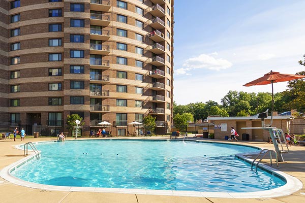 Swimming Pool:  The Warwick Apartments